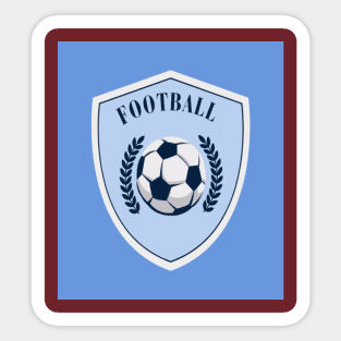 Football sports T-shirt. Sticker